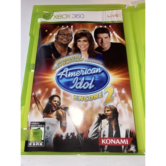 Karaoke Revolution Presents: American Idol Encore 2 (Xbox 360, 2008) - Picture 2 of 4
